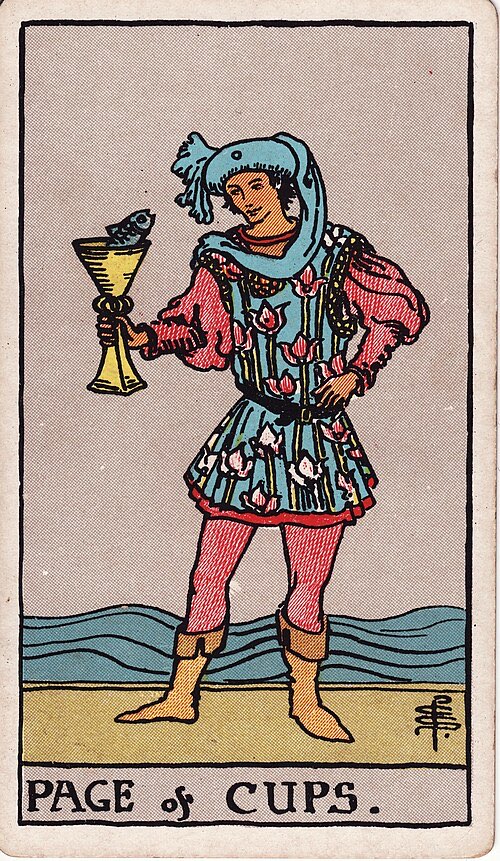 Page of Cups, Rider-Waite-Smith tarot card