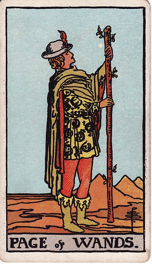 Page of Wands, Rider-Waite-Smith tarot card