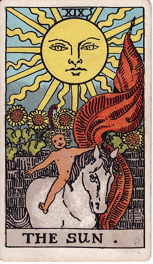 The Sun, Rider-Waite-Smith tarot card
